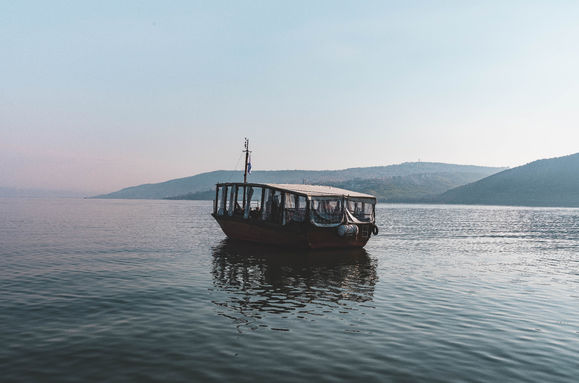 Boot auf dem See Genesareth